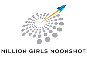 The Million Girls Moonshot Logo